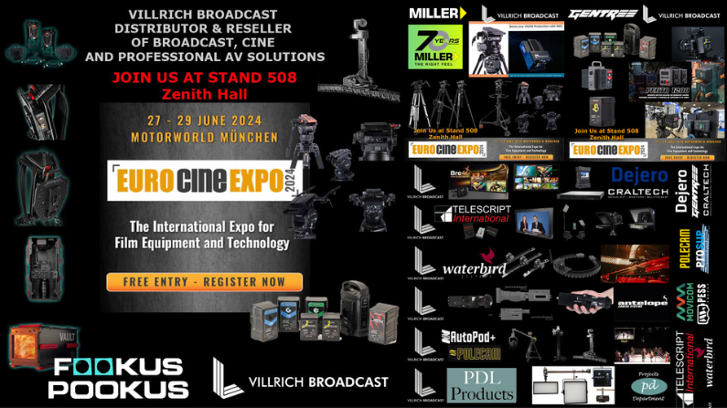 Villrich Broadcast Set to Showcase Innovations at Euro Cine Expo 2024